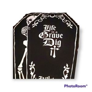 KILLSTAR Life Is A Grave Dig It Beach Towel